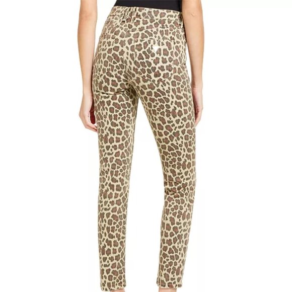 Guess Leopard-Print Skinny Jeans - Picture 2 of 5